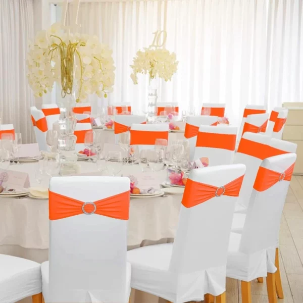 Chair Sashes With Buckle - Orange - Image 2